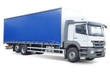 Car Hire Bedford - 26 Tonne Curtain Side Truck - Truck hire Bedford
